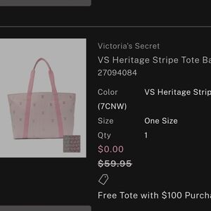 Victoria Secret Bag